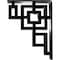 Ekena Millwork Eris Wrought Iron Bracket, (Triple center brace), Powder Coated Black 2"W x 5 1/2"D x 8"H BKTM02X05X08TER - alternate 3